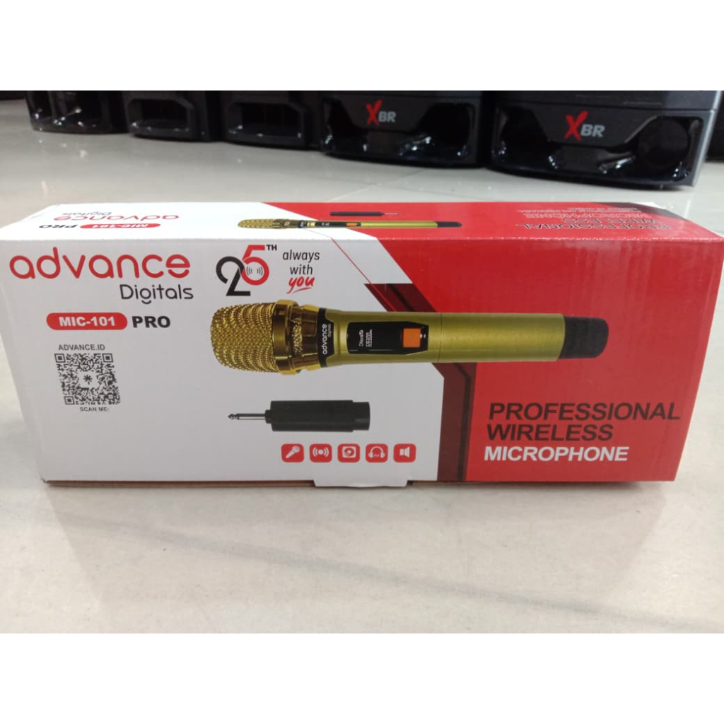 Advance MIC-101 PRO Wireless Mic UHF Rechargeable