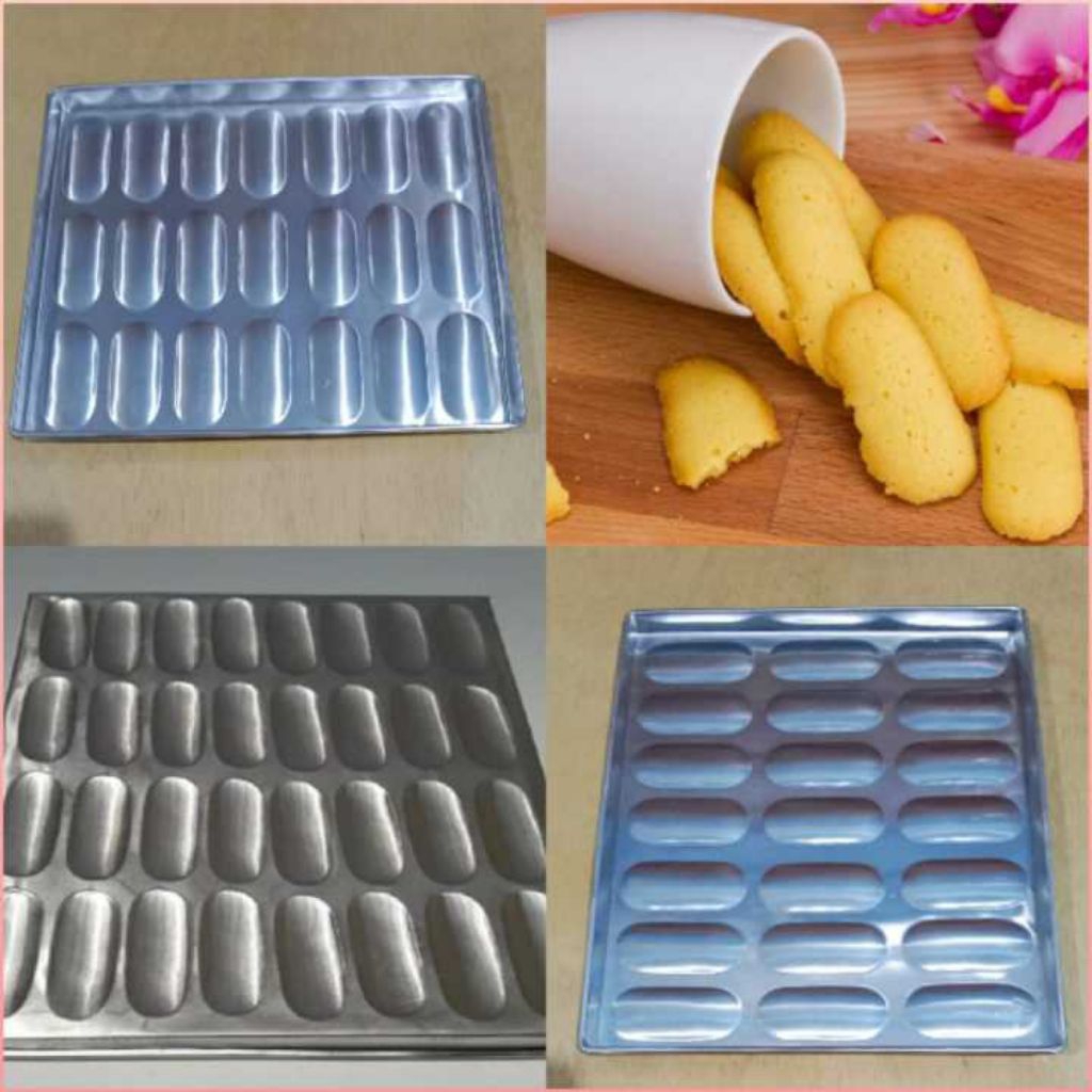 Cetakan loyang kue lidah kucing