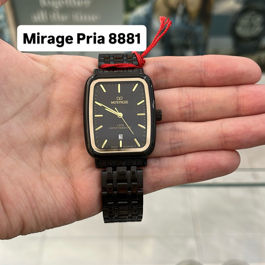 Jam Tangan Mirage 8881 Pria Hitam