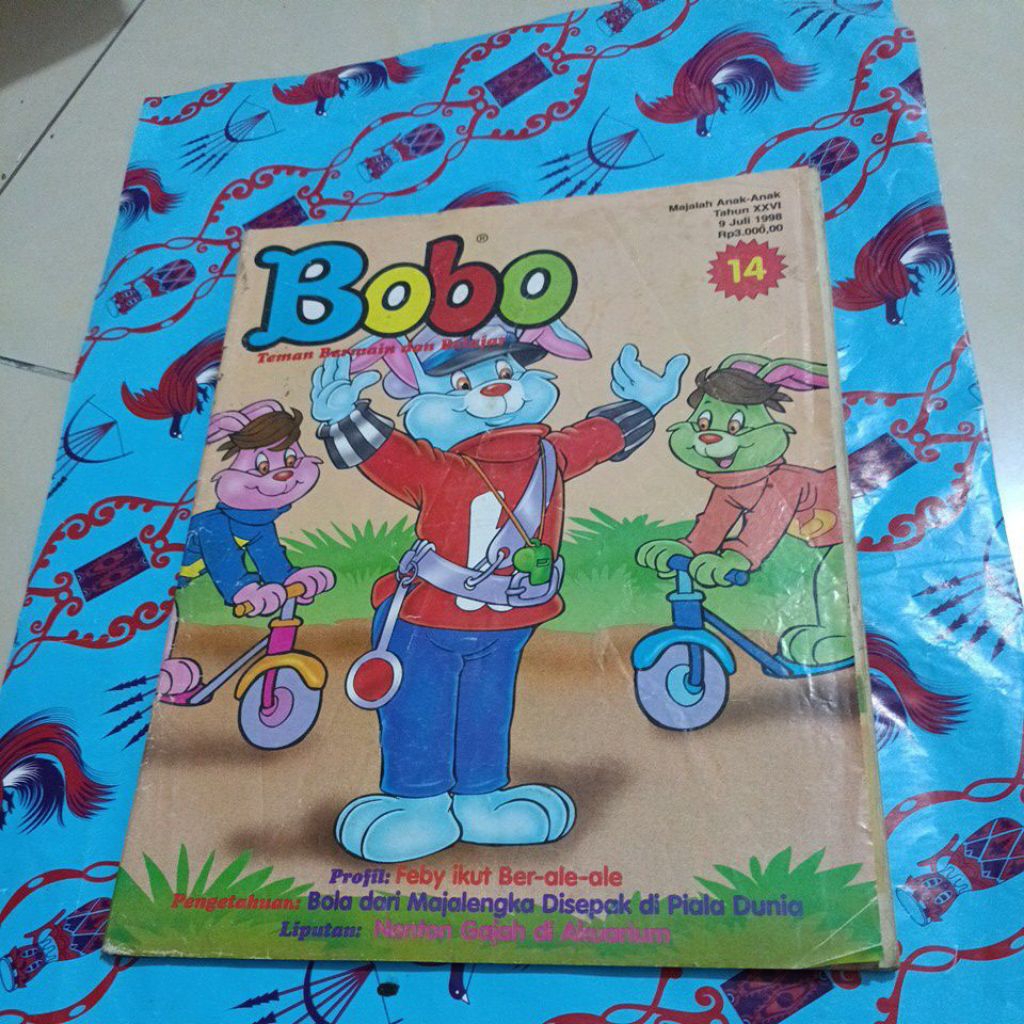 Majalah Bobo No 14 Tahun 1998