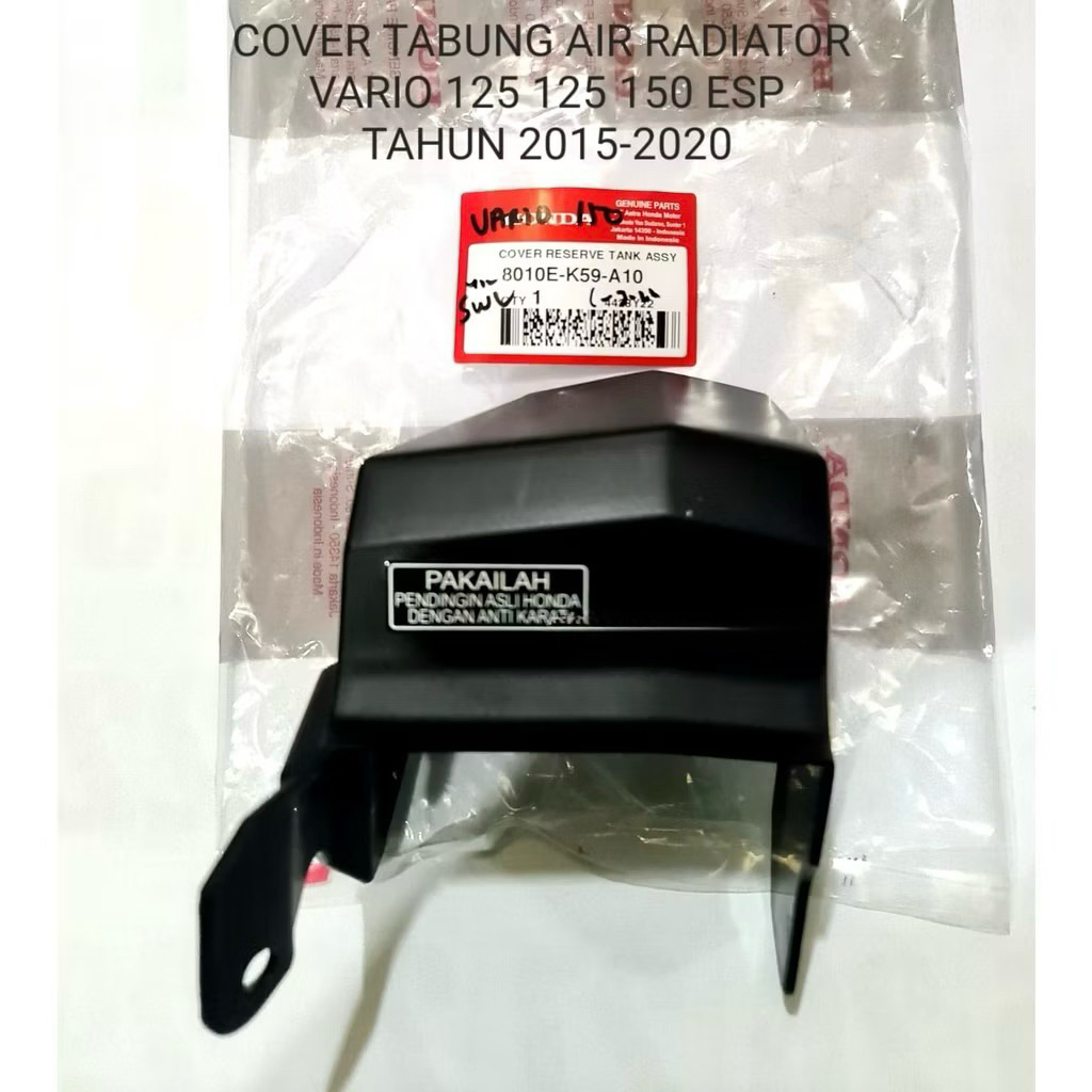 COVER TUTUP TABUNG AIR RADIATOR CADANGAN VARIO 125 150 ESP LED 2015 - 2020 ORIGINAL