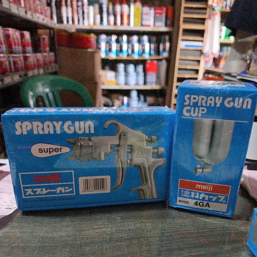 Spray Gun Meiji F100 tabung samping 400cc