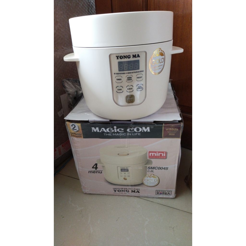 Magic Com  MINI YONGMA SMC0045 RICE COOKER DIGITAL YONGMA 4menu masak YONGMA SMC 0045  Rice cooker D