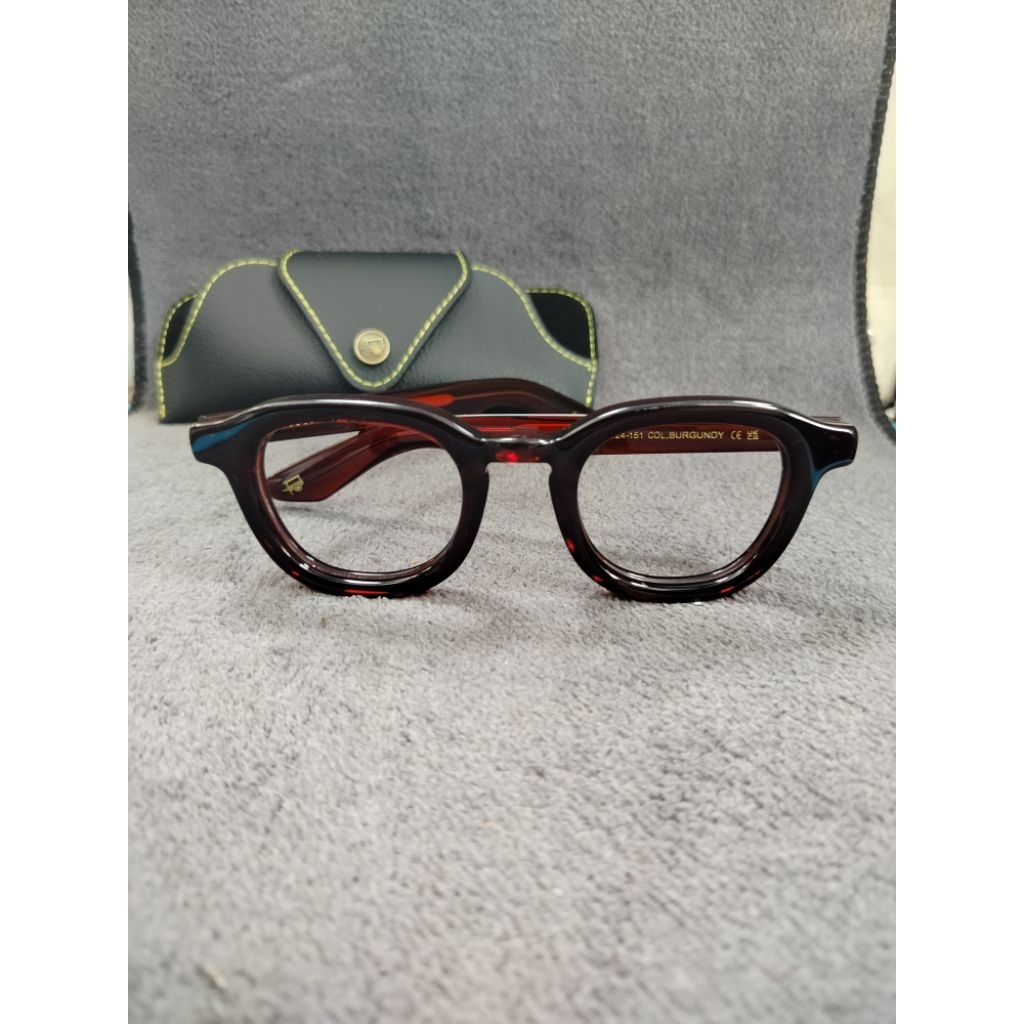 kacamata frem original moscot dahven col.burgundy(size 47-24-151)