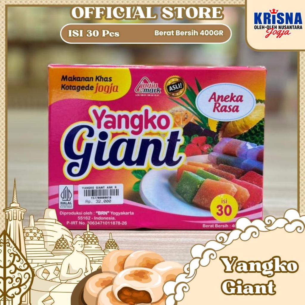 Yangko Giant - Isi 30 Pcs | Yangko Khas Kotagede Yogyakarta |  Yangko Khas Jogja