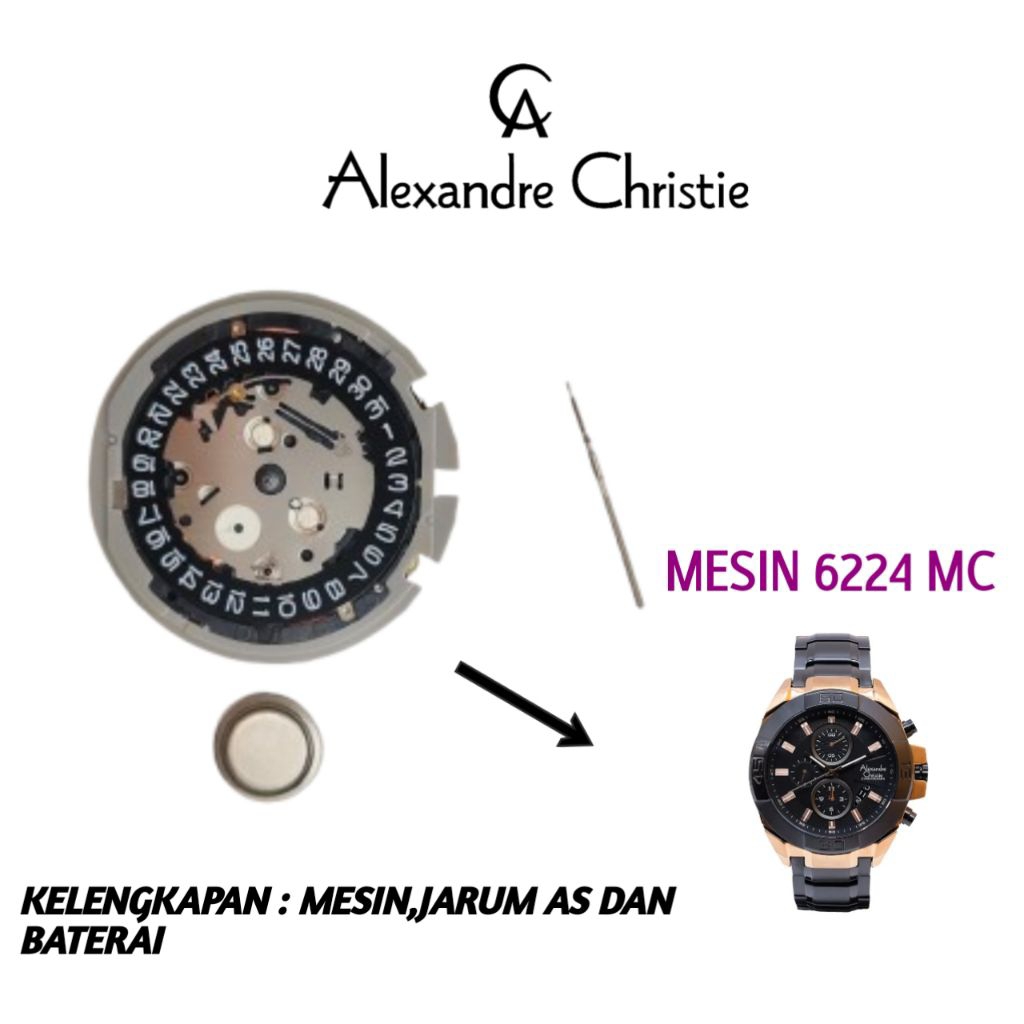 Mesin Alexandre Christie original 6224 MC