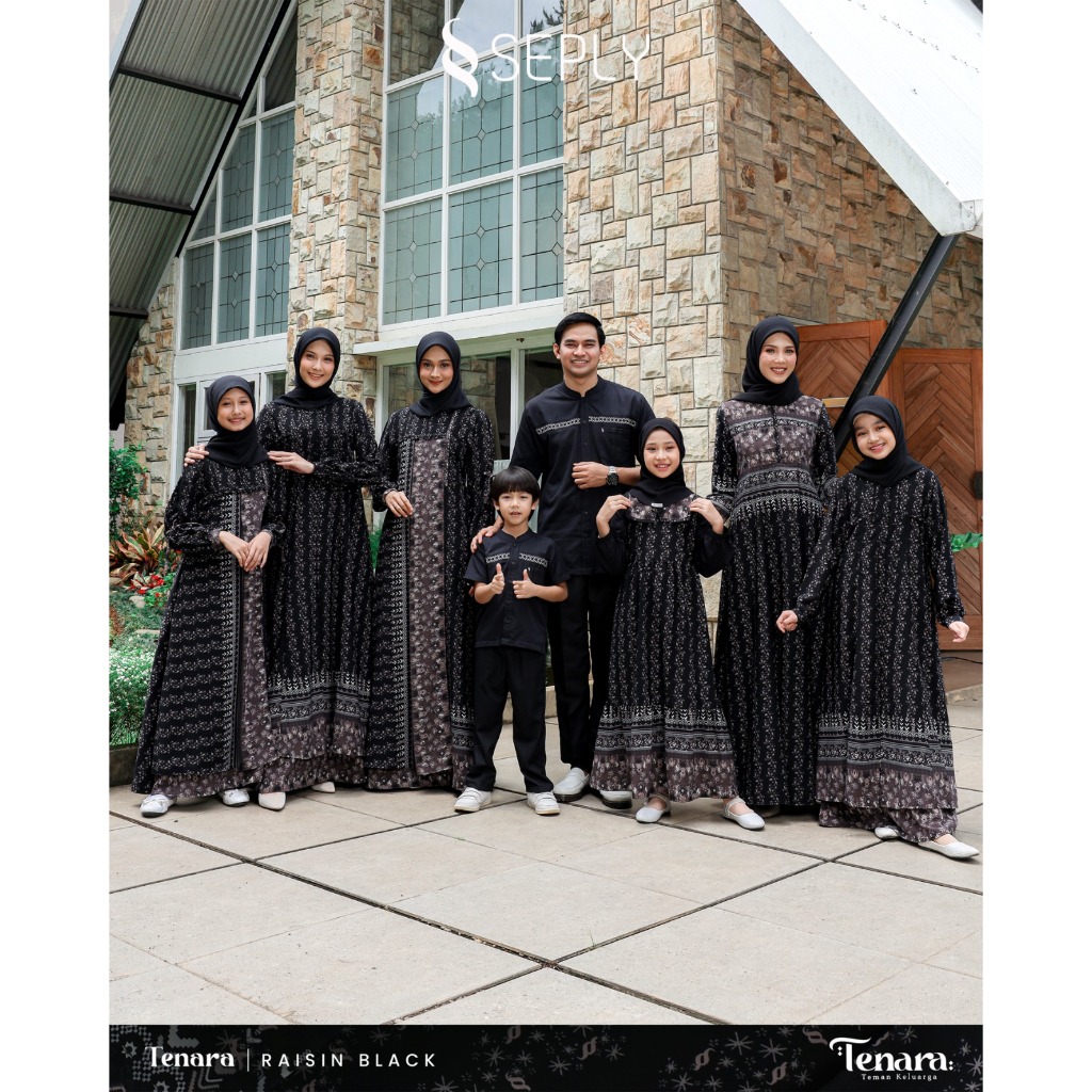 Sarimbit Ethica Raissin Black Sarimbit Lebaran Ethica Terbaru Sarimbit Ethica 2026