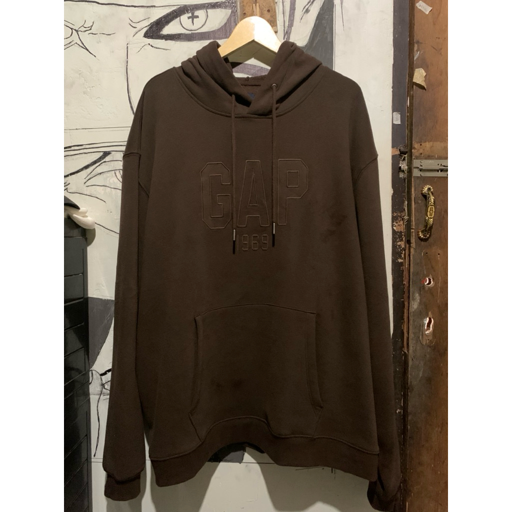 hoodie Gap brown big size