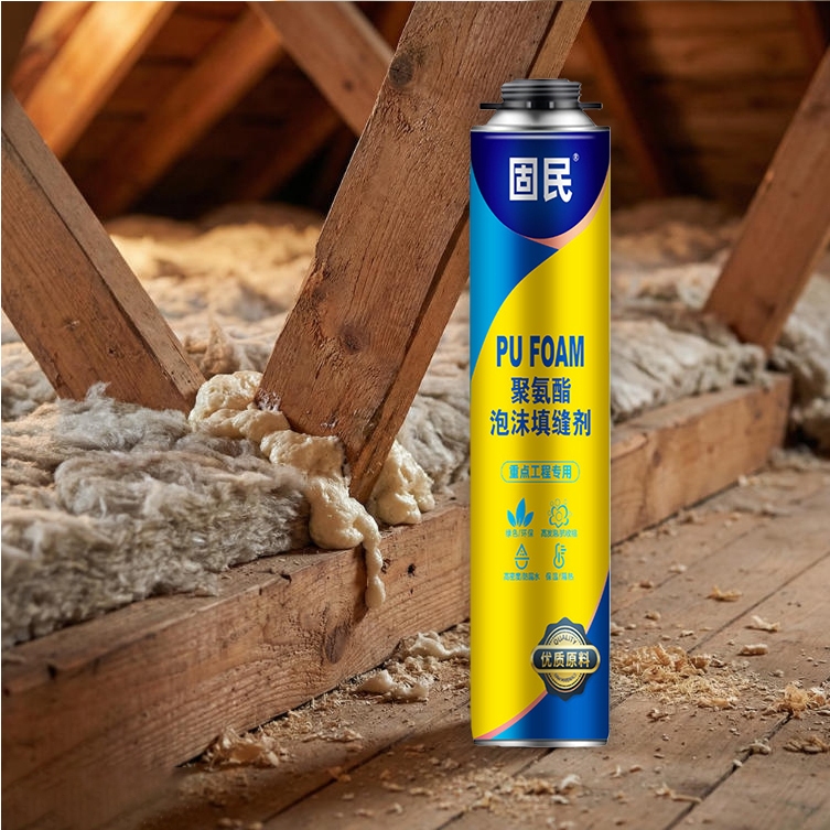 Soundproof Insulation Polyurethane Foam / Pu Foam Spray / Sealant Polyurethane Foam