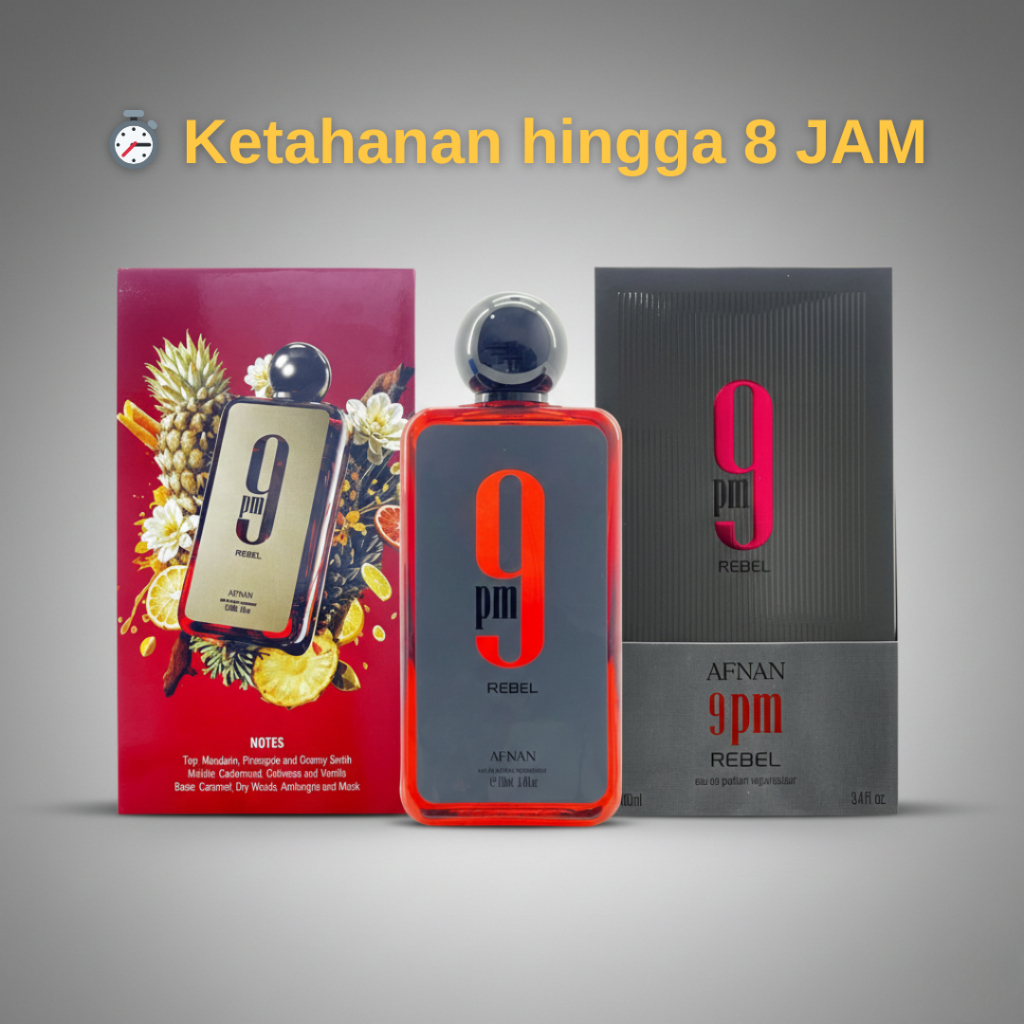 Parfum Unisex Afnan 9PM Rebel 100ml