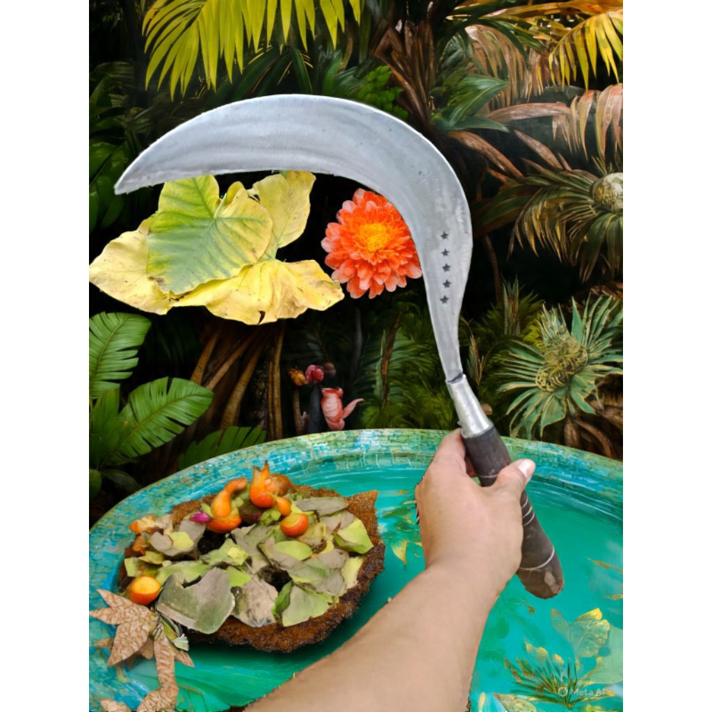 Arit Pengaritan Madura Bintang 5 Original Pemotong Rumput Padi Jagung Alat Berkebun Dan Tani