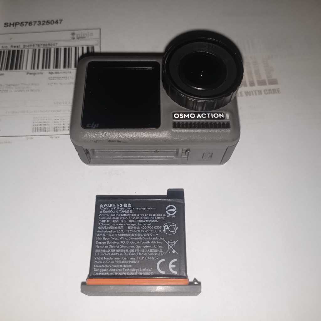 Dji Osmo Action Camera 4K Gen 1 Second batangan Normal Lancar