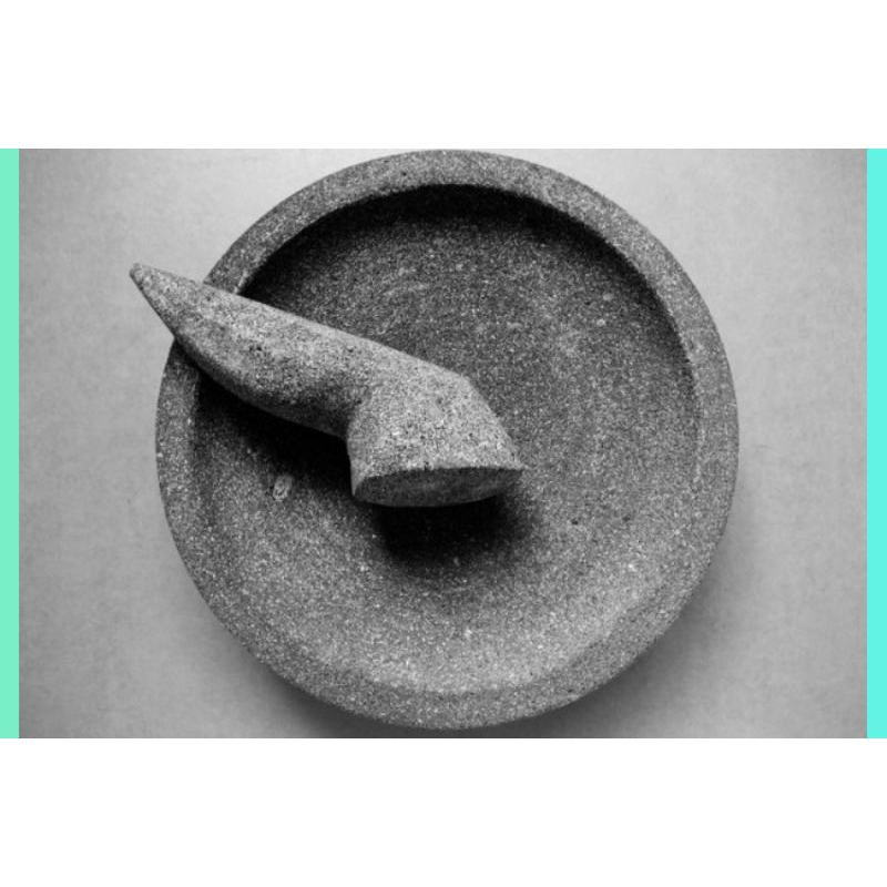 Cobek Batu Asli Ulekan Muntilan + Muntu