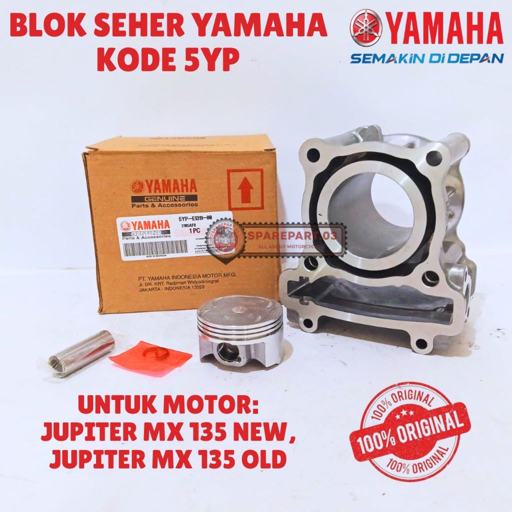 BLOK SEHER ORIGINAL YAMAHA KODE 5YP, JUPITER MX 135 NEW, JUPITER MX 135 OLD
