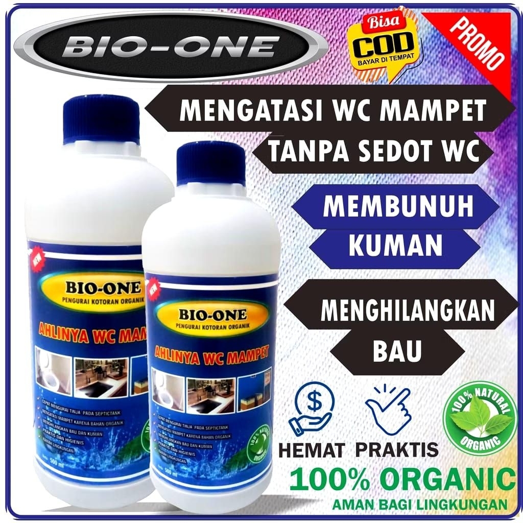 BIO ONE Solusi WC Mampet dan Bau Tanpa Sedot