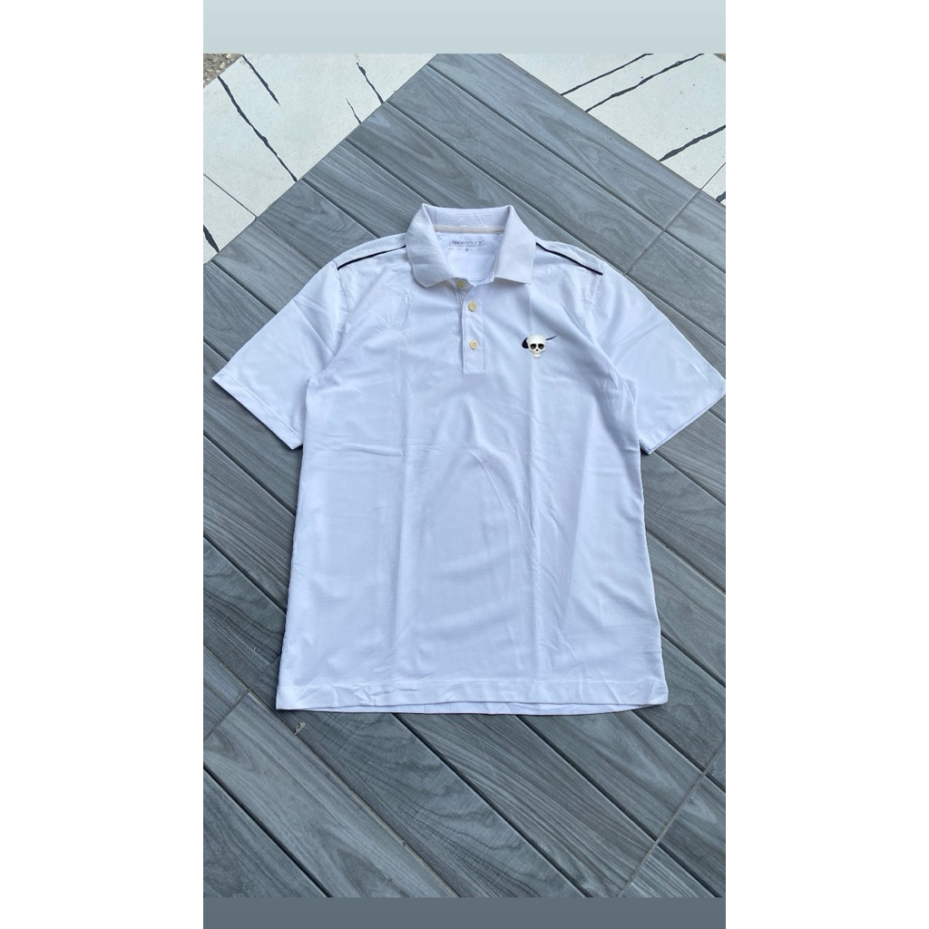 polo shirt nike golf white drifit