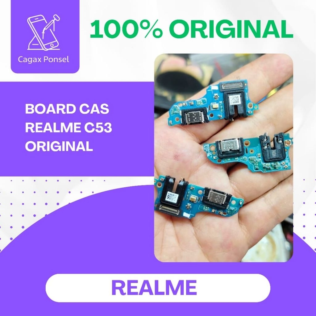 PAPAN CAS BOAD CAS REALME C51 REALME C53 ORIGINAL