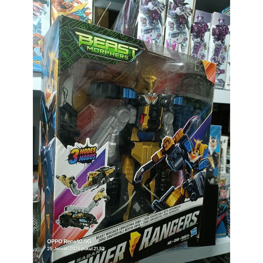 DX BEAST WRECKER CONVERTING ZORD THREE MODES - POWER RANGERS BEAST MORPHERS