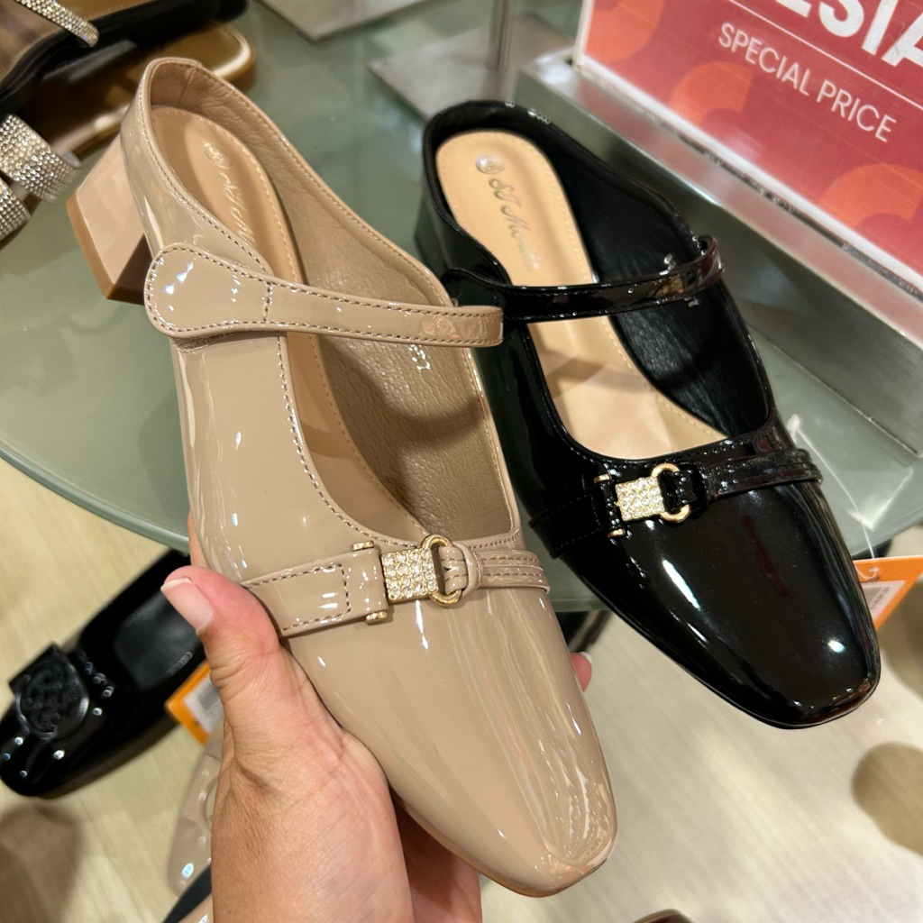 sepatu wanita bustong heels 5cm ST.MORITZ original