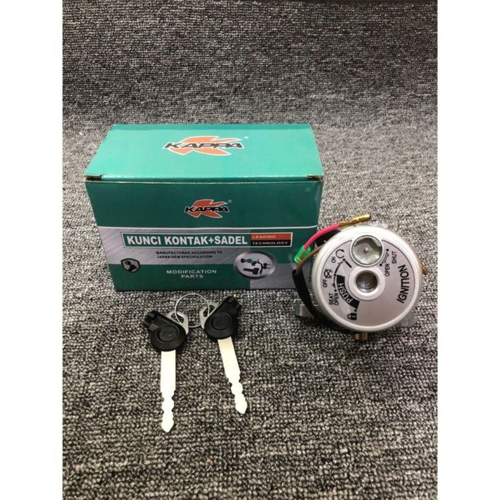 Kunci Kontak Set Jok Mio M3 KAPPA - Set Kunci Kontak Motor Mio M3, Mio S, Mio Z