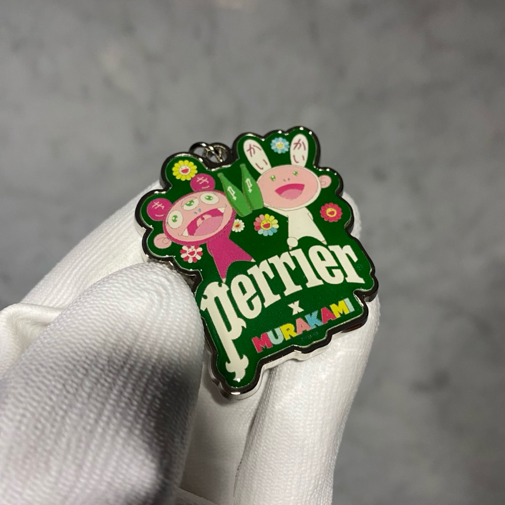 Takashi Murakami x Perrier Keychain Kaikai Kiki Gantungan Kunci