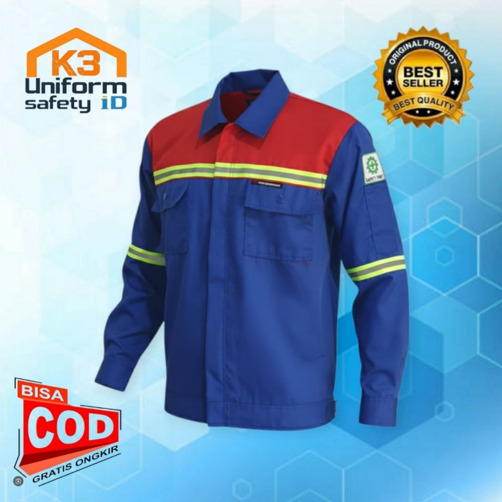 BAJU WEARPACK SAFETY K3/BAJU KERJA K3