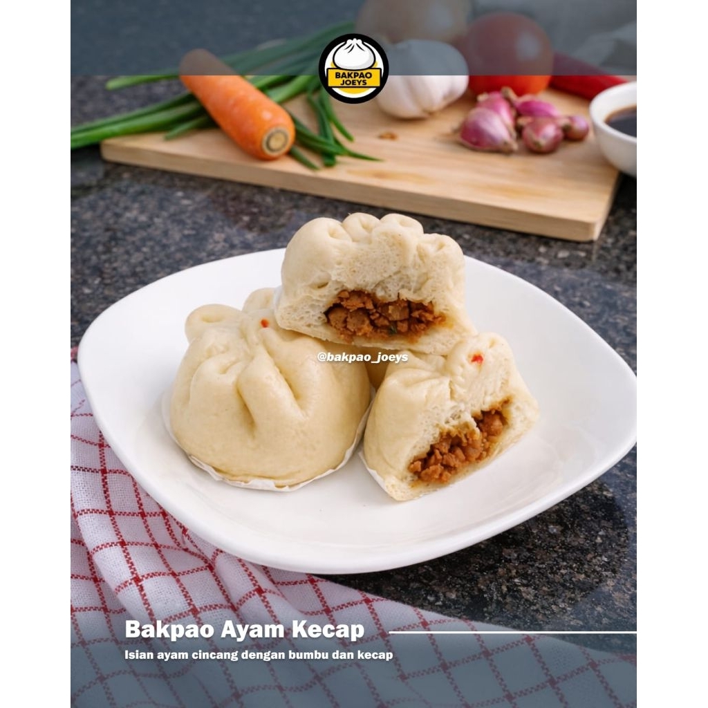 Bakpao Ayam Kecap | Bakpao Joeys | Frozen Satuan