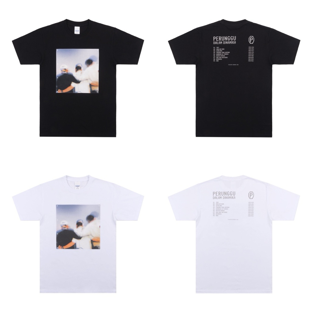 Bundle 2 Kaos / T-Shirt Perunggu - Dalam Dinamika Black & White Original