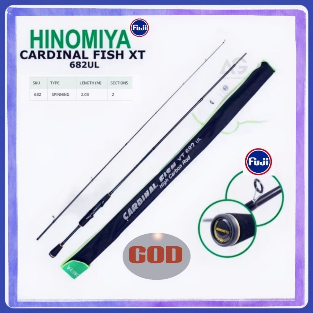 JORAN UL MURAH HINOMIYA CARDIAL FISH XT 203CM FUJI