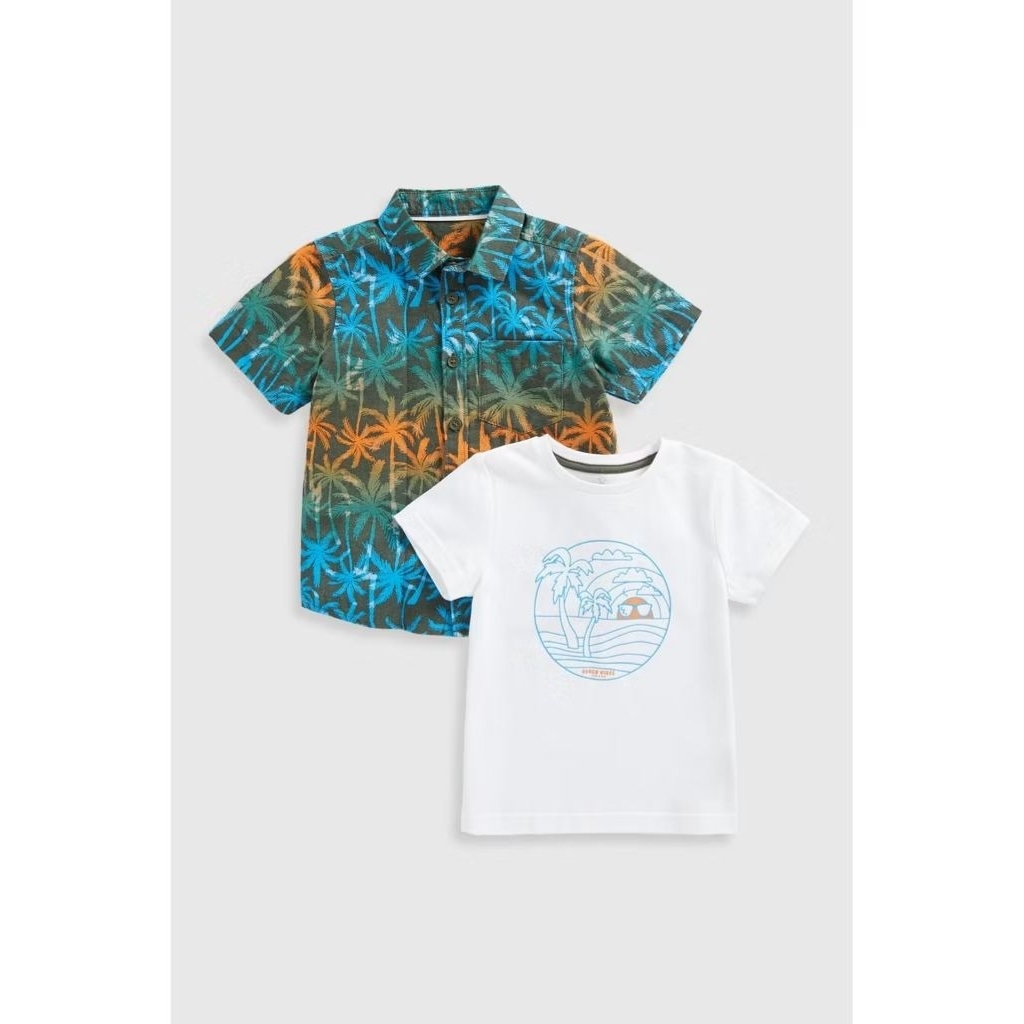 Mothercare Set Kemeja Pantai Gradasi
