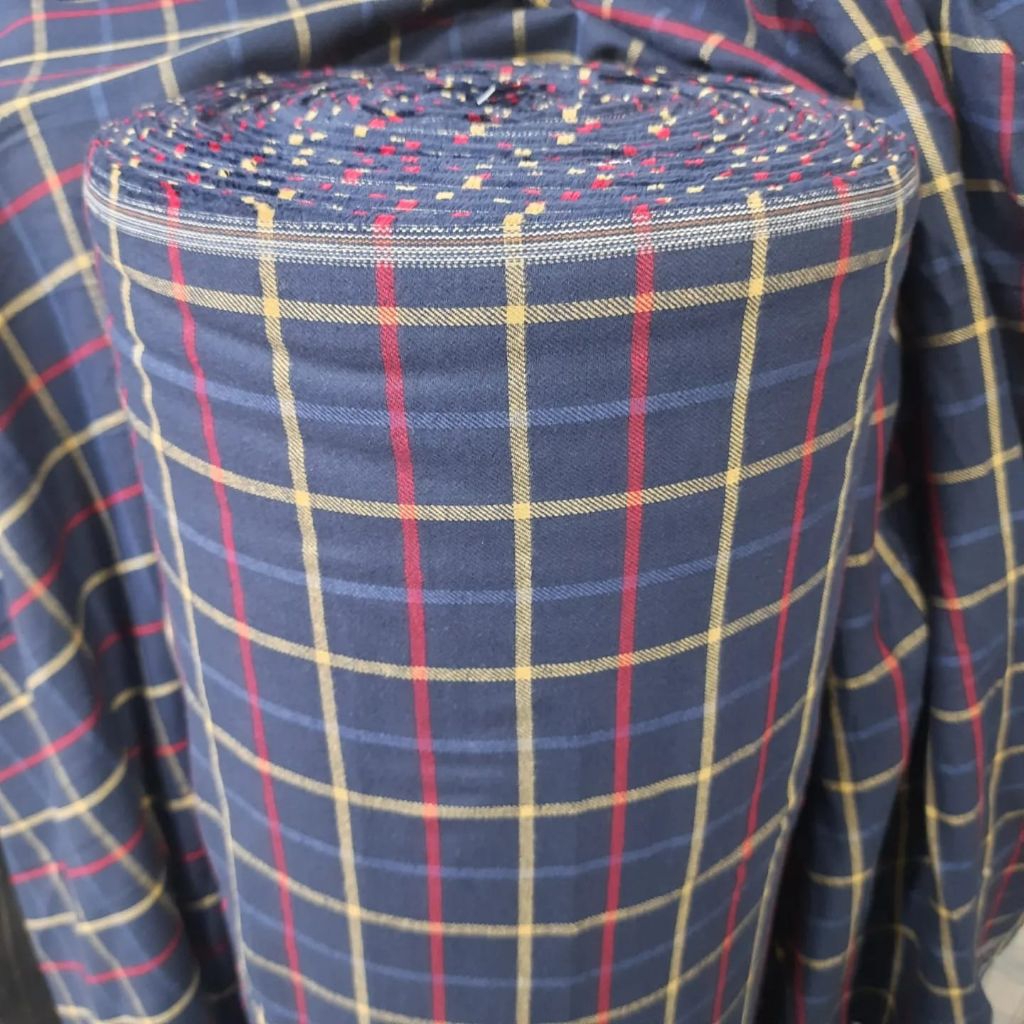 HARGA/0,5 M | KAIN KATUN FLANEL METERAN | KAIN KATUN FLANEL KOTAK | KATUN FLANEL KOTAK | KAIN FLANEL