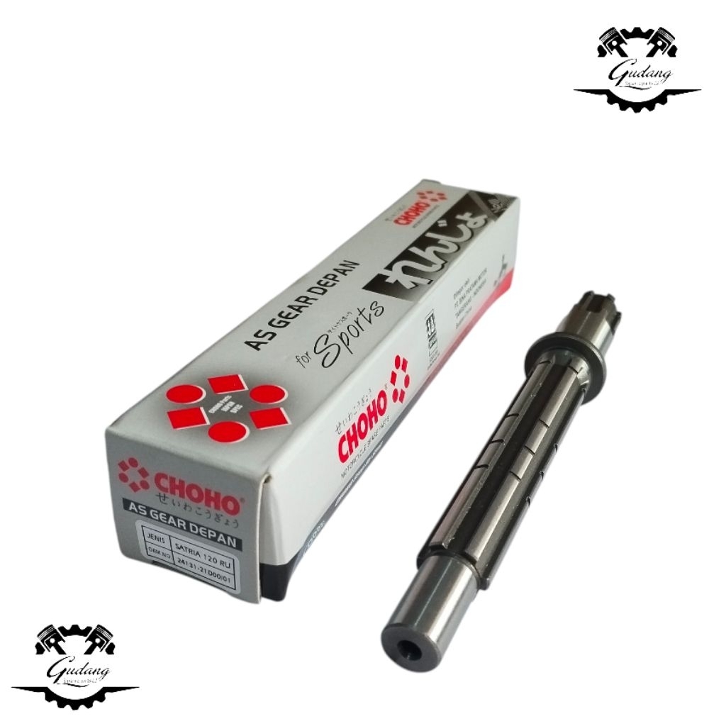 As Gear Gir Depan Suzuki Satria Hiu Lumba 2T CHOHO 24131-21D01 2Tak LSCM 5S 6 Speed