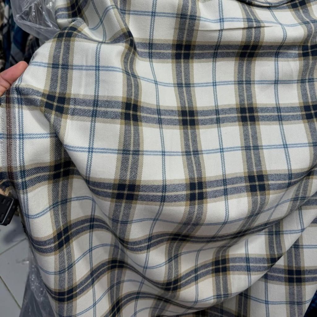 HARGA/0,5 M | KAIN KATUN FLANEL METERAN | KAIN KATUN FLANEL KOTAK | KATUN FLANEL KOTAK | KAIN FLANEL