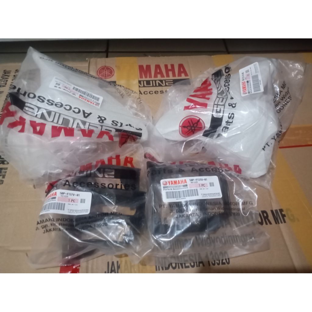 Sayap tangki yamaha scorpio z steko 2001 2004 putih sepasang ori ygp