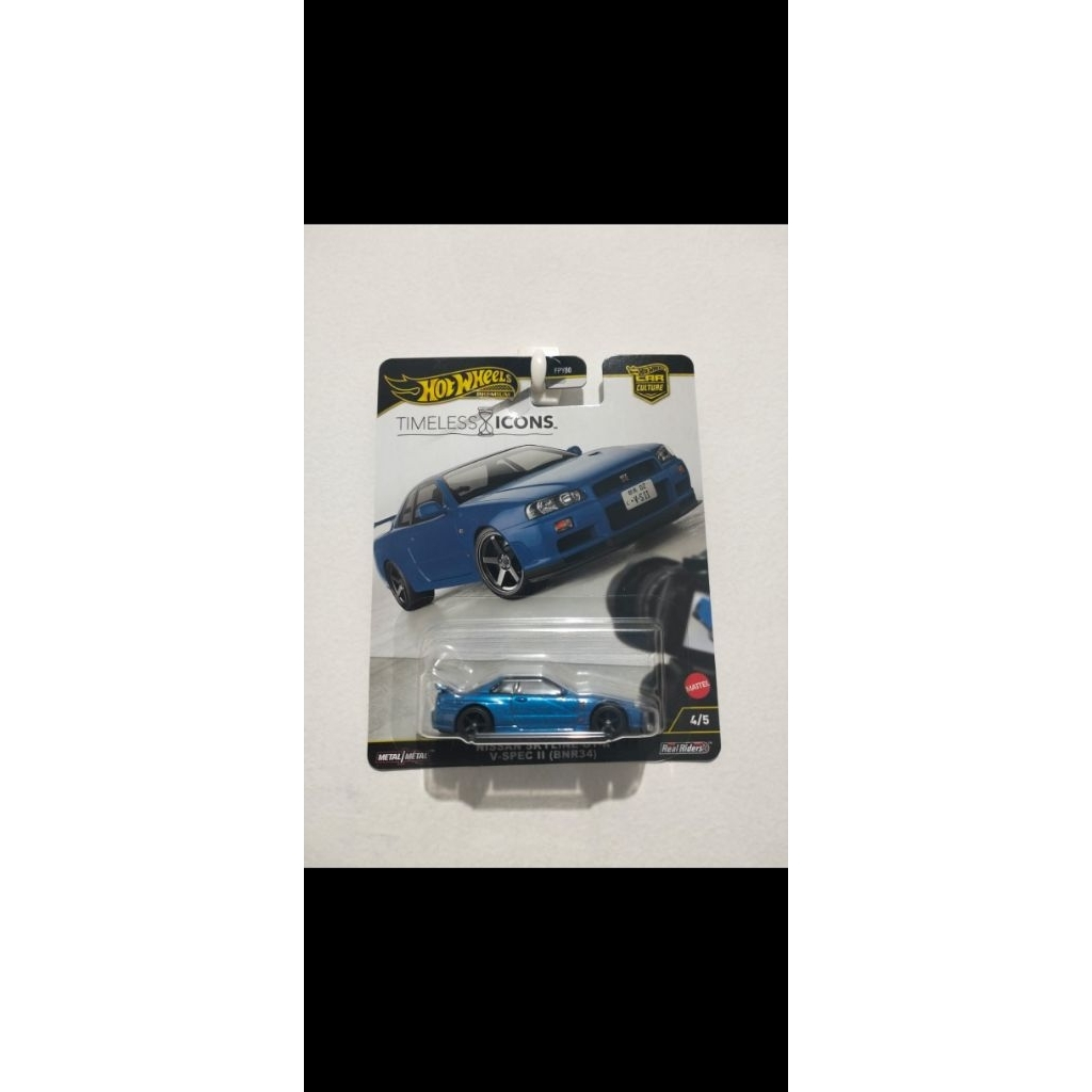 Hotwheels Premium R34 Biru