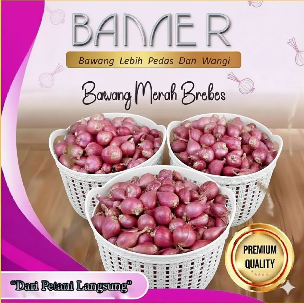 Bawang merah 1kg asli BREBES langsung dari petani