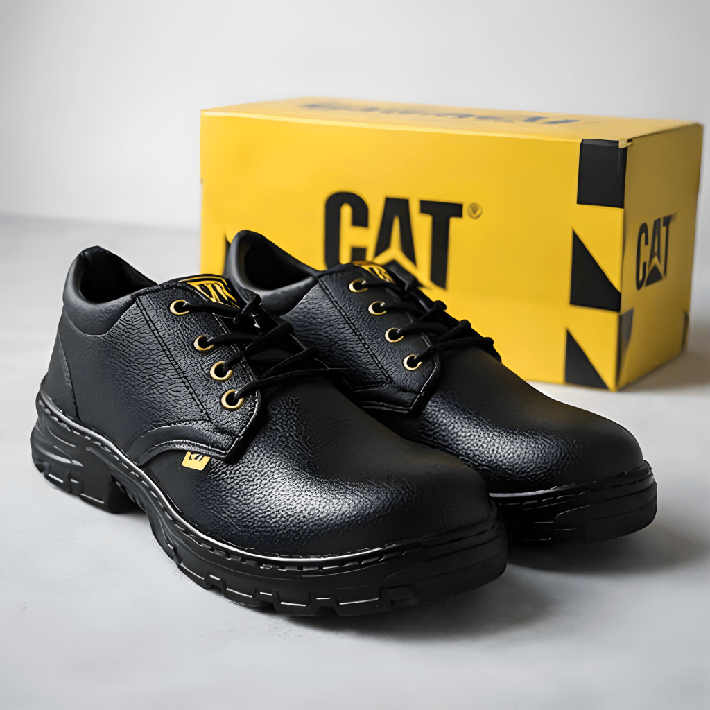 Sepatu Safety Pria - Sepatu kerja Safety Pendek - Safety Shoes - Sepatu Safety SteelToe Pria