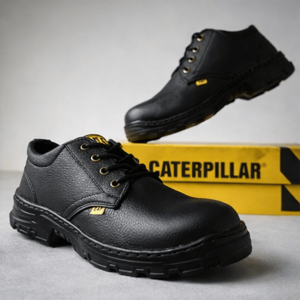 Sepatu Safety Pria - Sepatu kerja Safety Pendek - Safety Shoes - Sepatu Safety SteelToe Pria