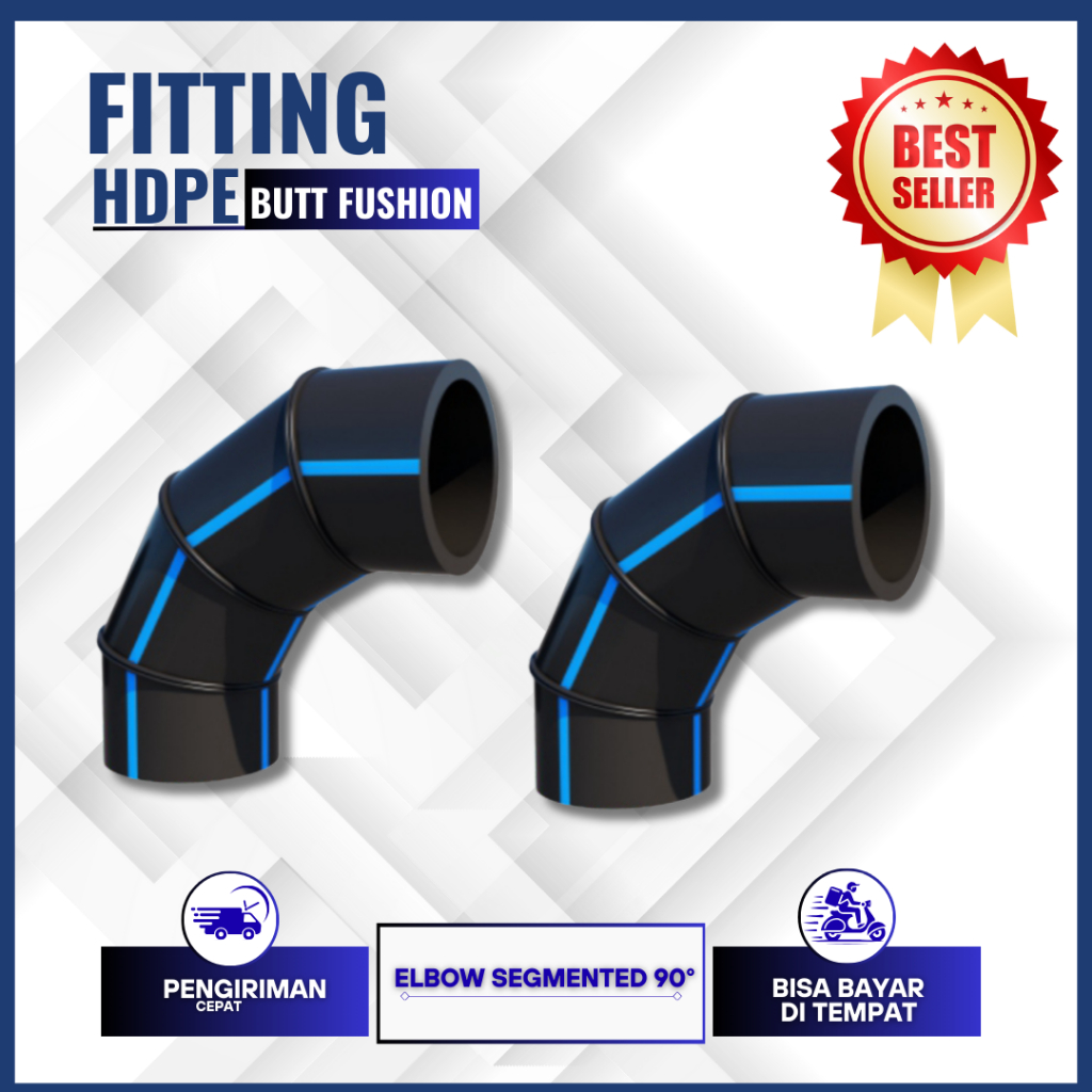 Elbow Hdpe Segmented 90° 6 inch 160mm