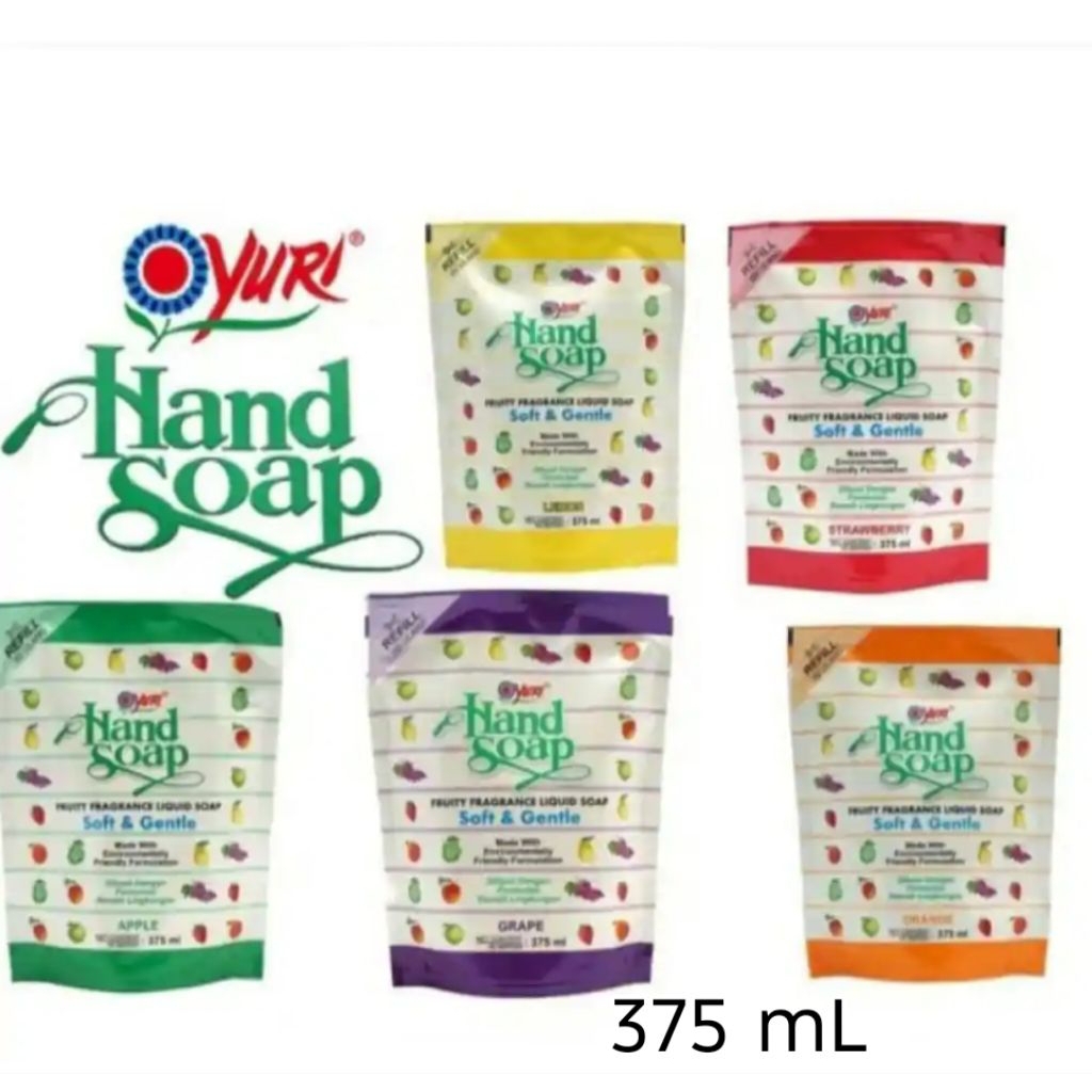 Yuri Hand Wash Refill 375 mL Sabun Cuci Tangan