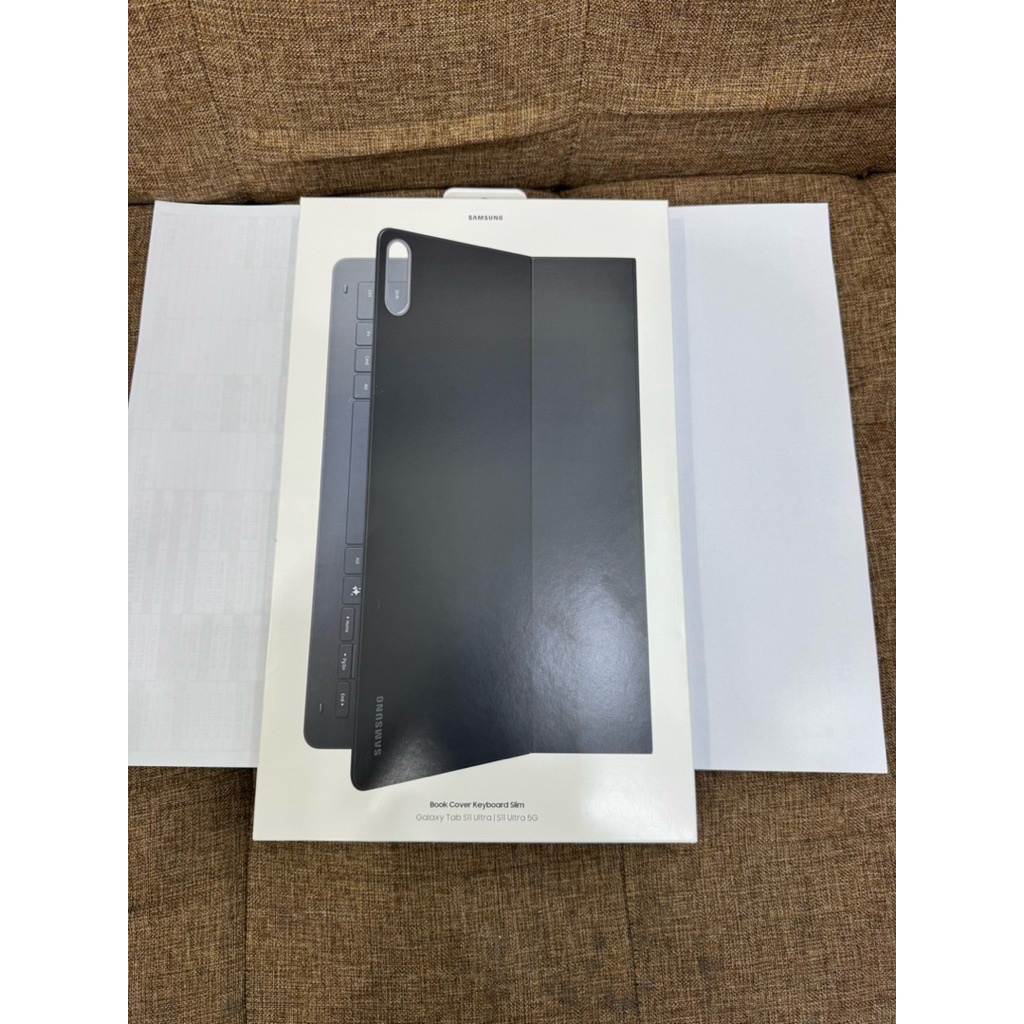 Samsung Book Cover keyboard / keybord slim Tab S11 Ultra 5G original Baru segel resmi sein
