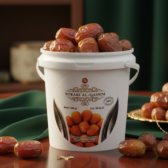 Kurma Sukari ALQASSIM 850gr Original sukari ember