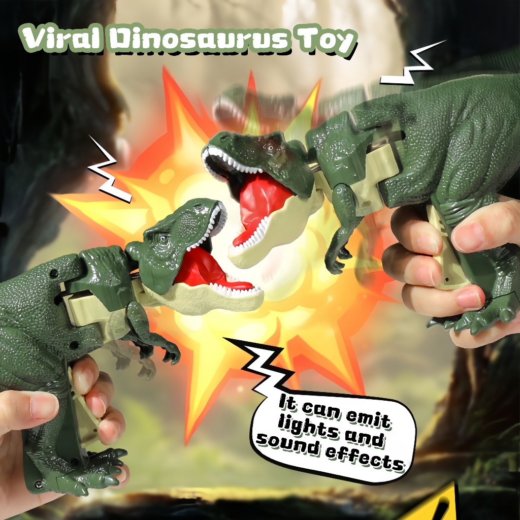 [COD] Dinosaurus Tekan Dino Toy Viral/Anak Menekan Mainan Simulasi/Robot Dinosaurus Viral/Mainan Rob