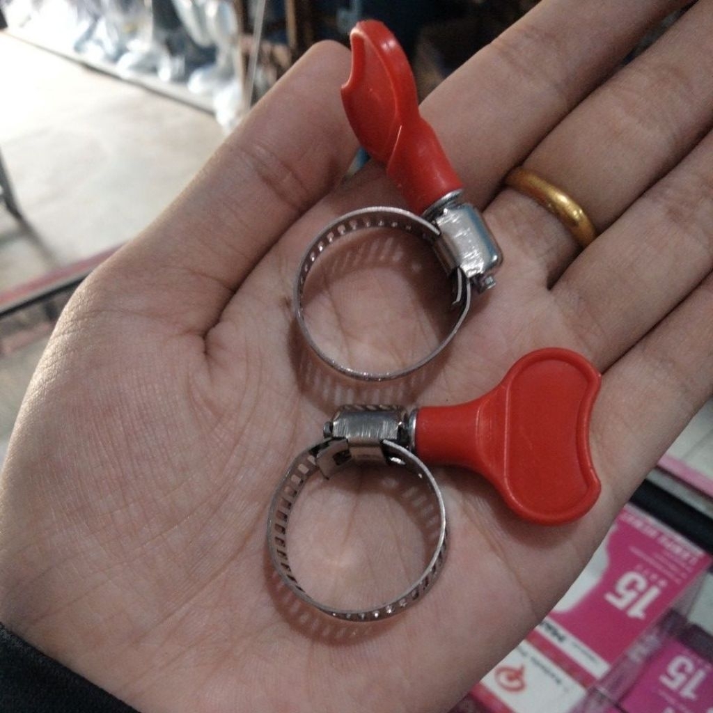 Klem Selang Gas | Cincin selang kompor | Klem Gas | klem selang klem kupu kupu