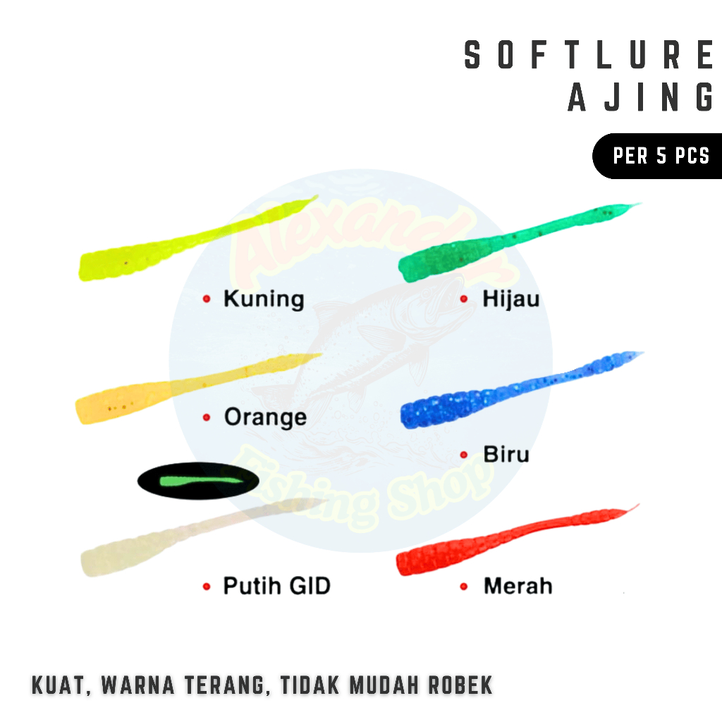Softlure Ajing | Soft Lure Ajing Game | Soft Lure Ajing Tail | Soft Lure Ultralight Casting