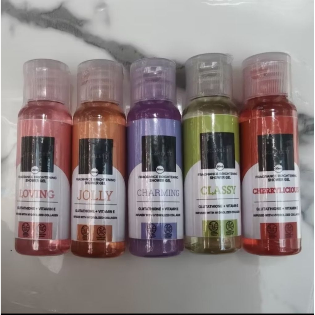 Sabun Scarlett mini 30ml shower gel