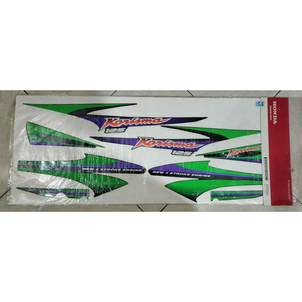 STRIPING STIKER HONDA KARISMA 125 D ORIGINAL AHM