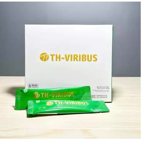 TH Viribus 1Box Isi 5 Sachet Herbal Stamina Untuk Pria Dan Wanita Dewasa Original