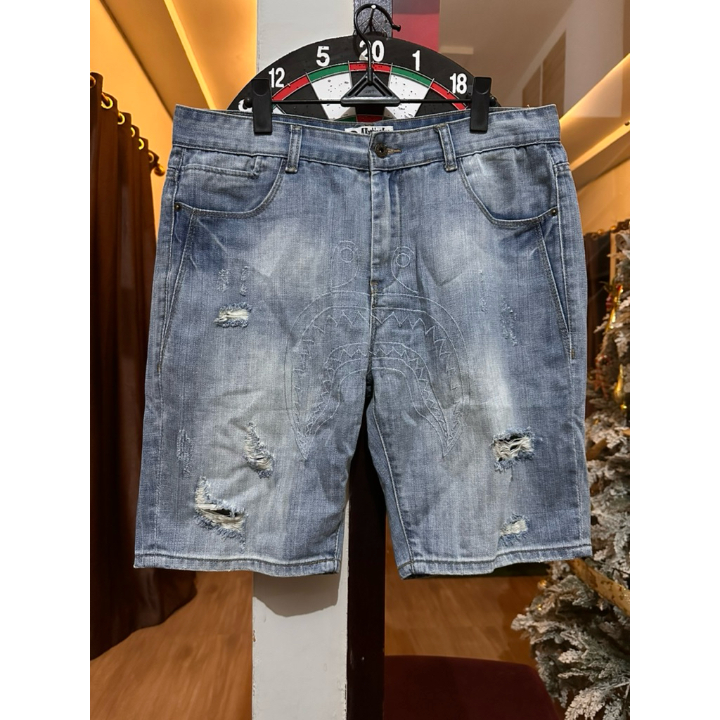 Bape Shark Rare Short Jeans