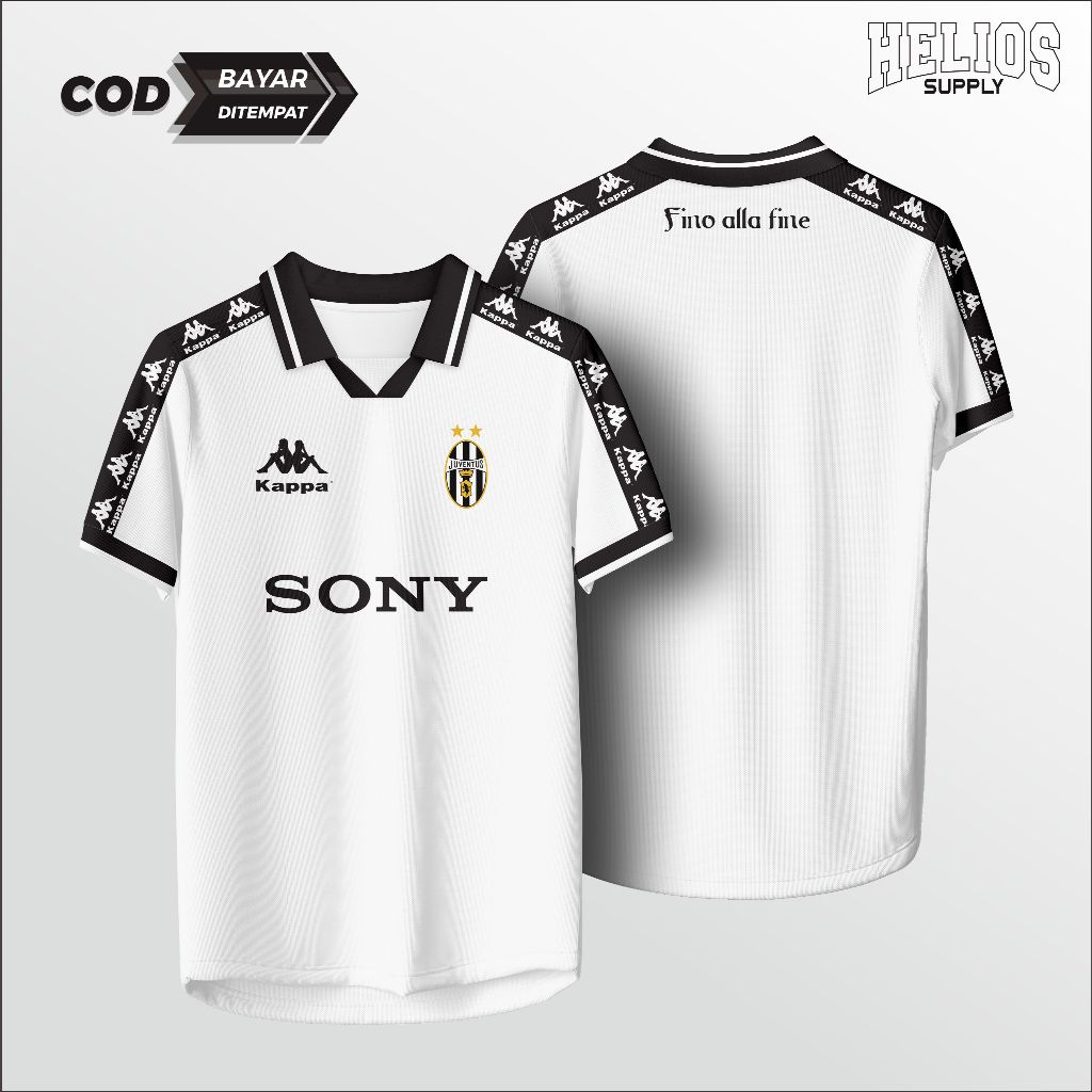 Jersey Fantasy Juventus Jersey Retro 1998 Spesial Edition By - Helios Suply